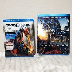 Blu-ray: Transformers Revenge of the Fallen.  Transformers Dark of the Moon. 48